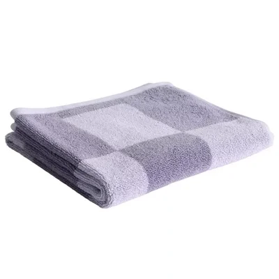 Serviette de Toilette HAY Check Organic Lavender (50 x 90 cm) Produit De Marque