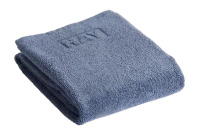 Top Vente Drap de Bain HAY Mono Organic Steel Blue (70 x 140 cm)