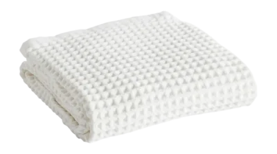 Offre Exclusive Serviette de Douche HAY Waffle White 70 x 140 cm