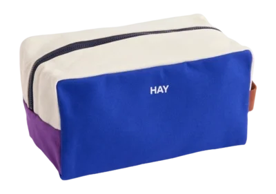 Trousse de Toilette HAY Multi Wash Bag Medium Electric Blue Multi Prix Cassé