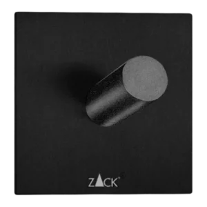 Crochet à Serviettes Zack Peco Carré Noir Retour Gratuit