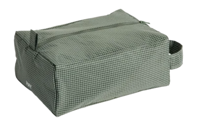 Trousse de Toilette HAY Grid Wash Bag Small Dark Green Acheter Direct