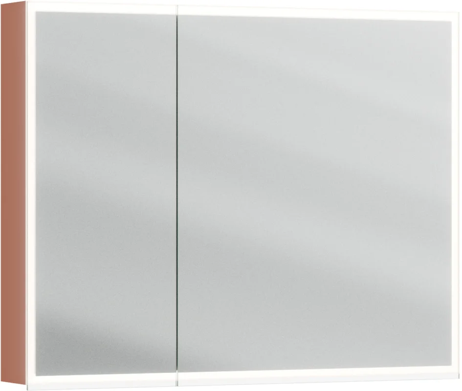Achetez Aujourd'hui Armoire de toilette Alterna luuna LED plus avec éclairage inférieur/supérieur Terracotta Couleur de lumière réglable en continu 2700-6500 K