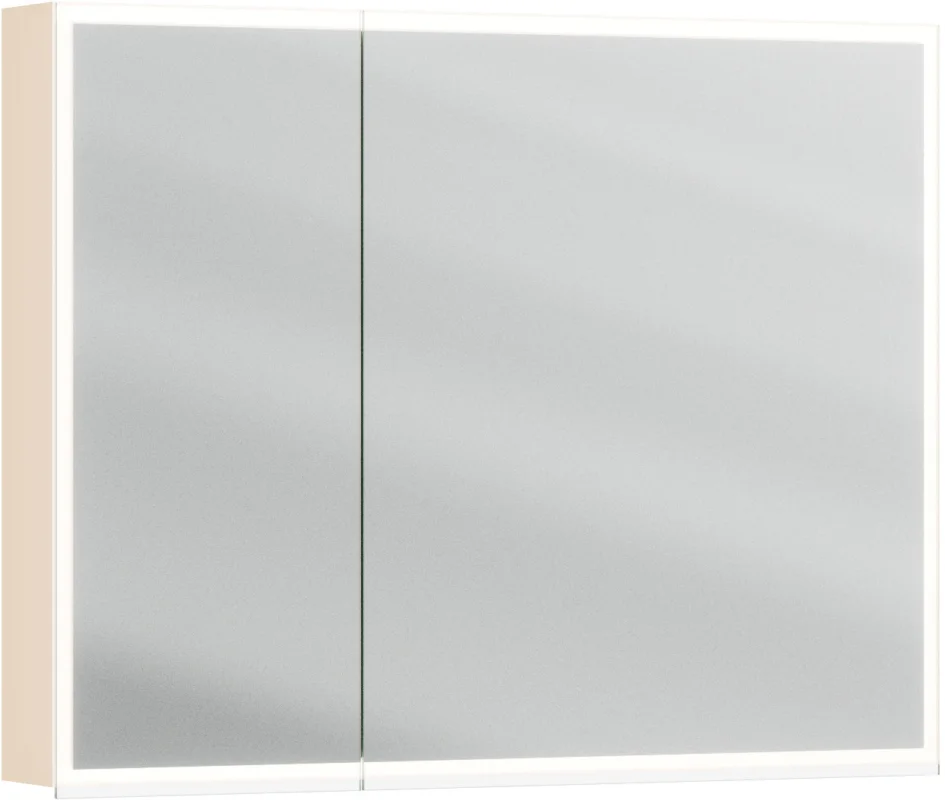 Commande En Gros Armoire de toilette Alterna luuna LED plus avec éclairage inférieur/supérieur Sandbeige Couleur de lumière réglable en continu 2700-6500 K