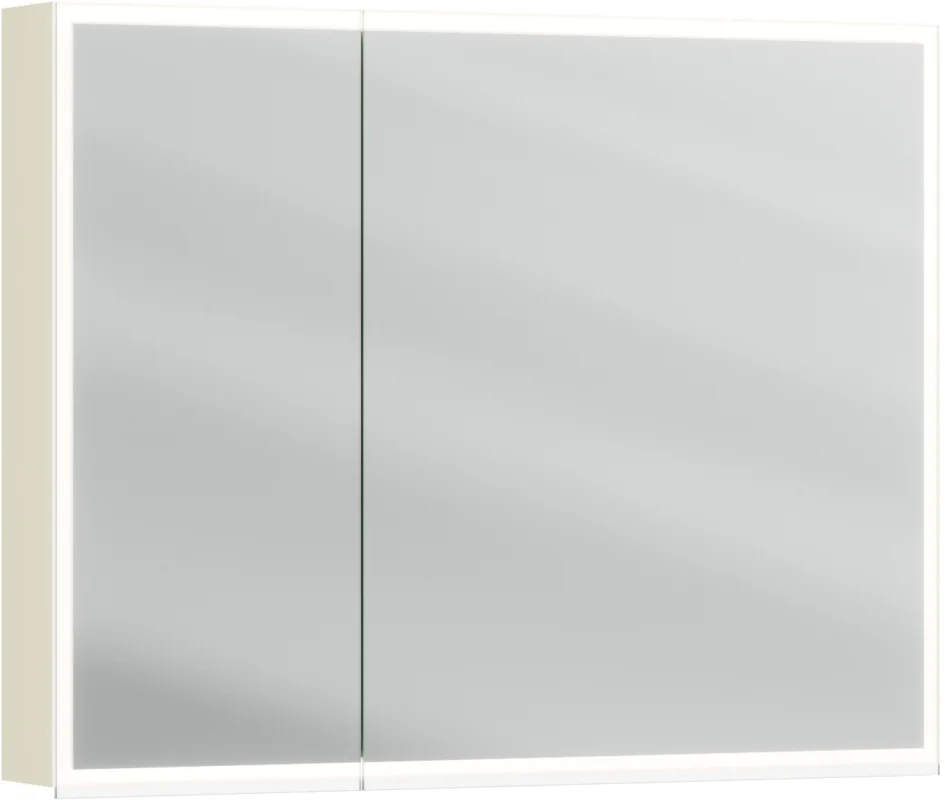 Armoire de toilette Alterna luuna LED plus avec éclairage inférieur/supérieur Light grey Couleur de lumière réglable en continu 2700-6500 K Offre Spéciale
