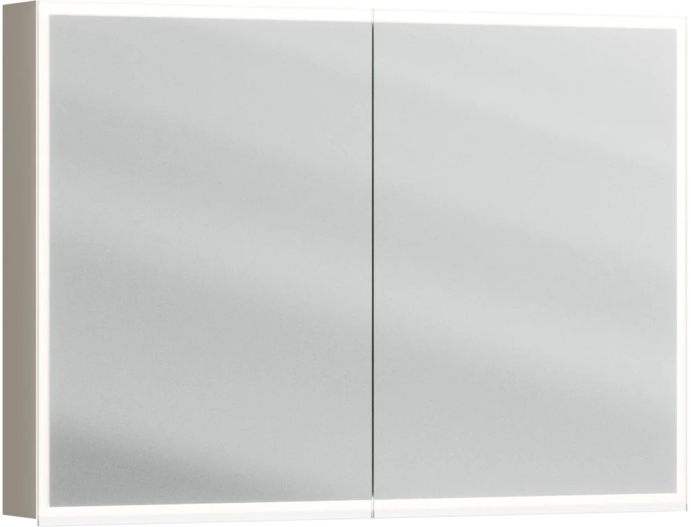 Armoire de toilette Alterna luuna LED plus avec éclairage inférieur/supérieur Dark taupe Couleur de lumière réglable en continu 2700-6500 K Prix Promo