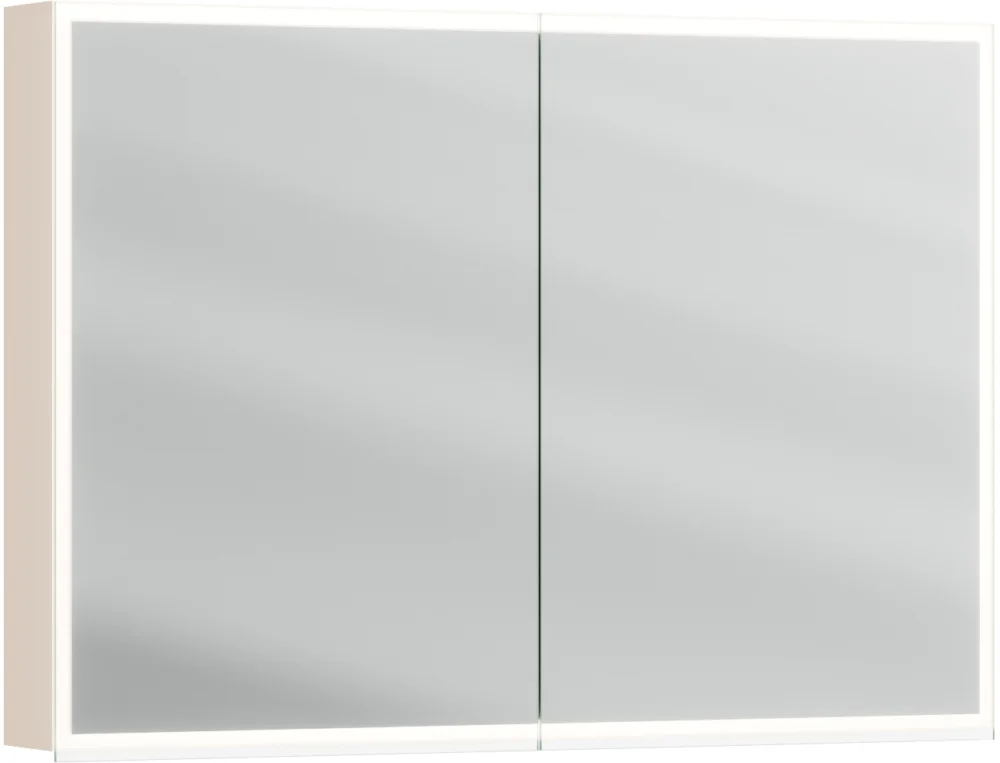Armoire de toilette Alterna luuna LED plus avec éclairage inférieur/supérieur Cashmere grey Couleur de lumière réglable en continu 2700-6500 K Affaire À Saisir