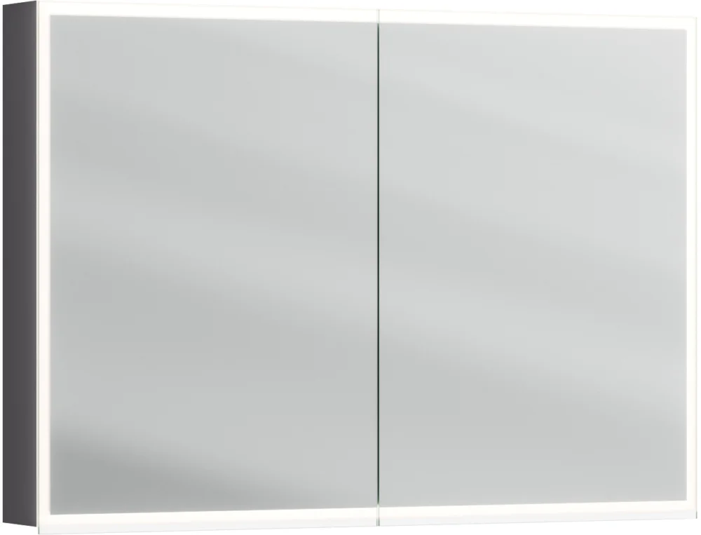 Armoire de toilette Alterna luuna LED plus avec éclairage inférieur/supérieur Anthracite Couleur de lumière réglable en continu 2700-6500 K Marque
