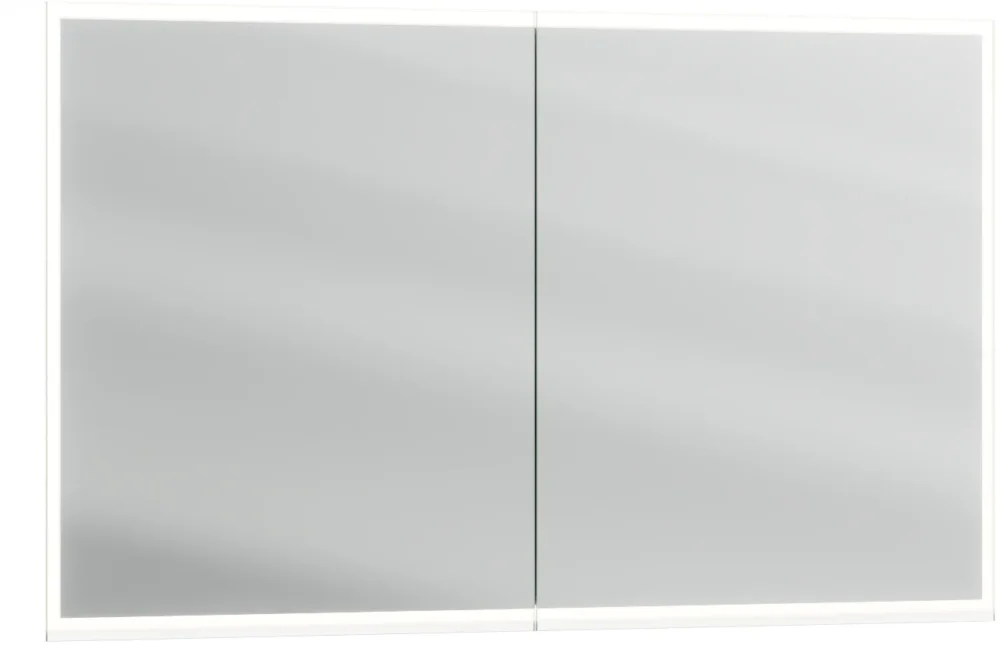 Armoire de toilette Alterna luuna LED plus avec éclairage inférieur/supérieur Blanc brillant Couleur de lumière réglable en continu 2700-6500 K Prix Bas