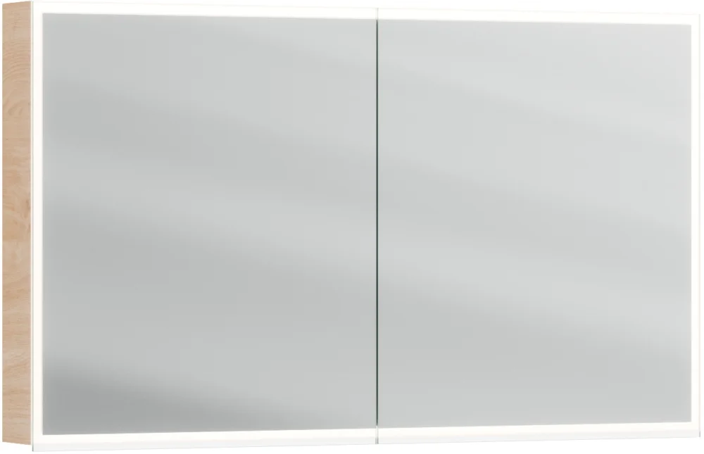 Armoire de toilette Alterna luuna LED plus avec éclairage inférieur/supérieur Tortona Couleur de lumière réglable en continu 2700-6500 K Prix Choc