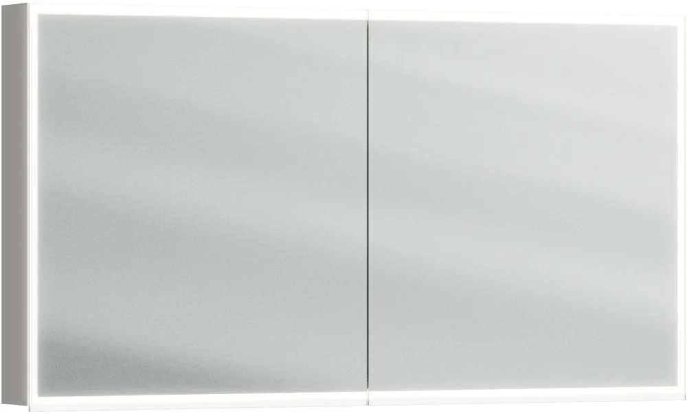 Armoire de toilette Alterna luuna LED plus avec éclairage inférieur/supérieur Grigio efeso Couleur de lumière réglable en continu 2700-6500 K Acheter Direct
