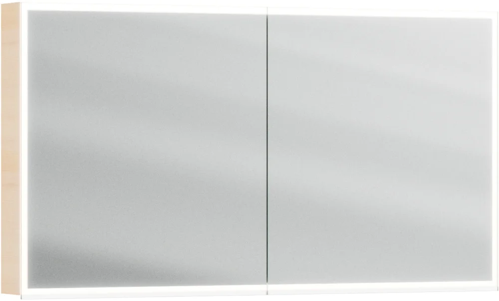 Prix Réduit Armoire de toilette Alterna luuna LED plus avec éclairage inférieur/supérieur Sapin Couleur de lumière réglable en continu 2700-6500 K
