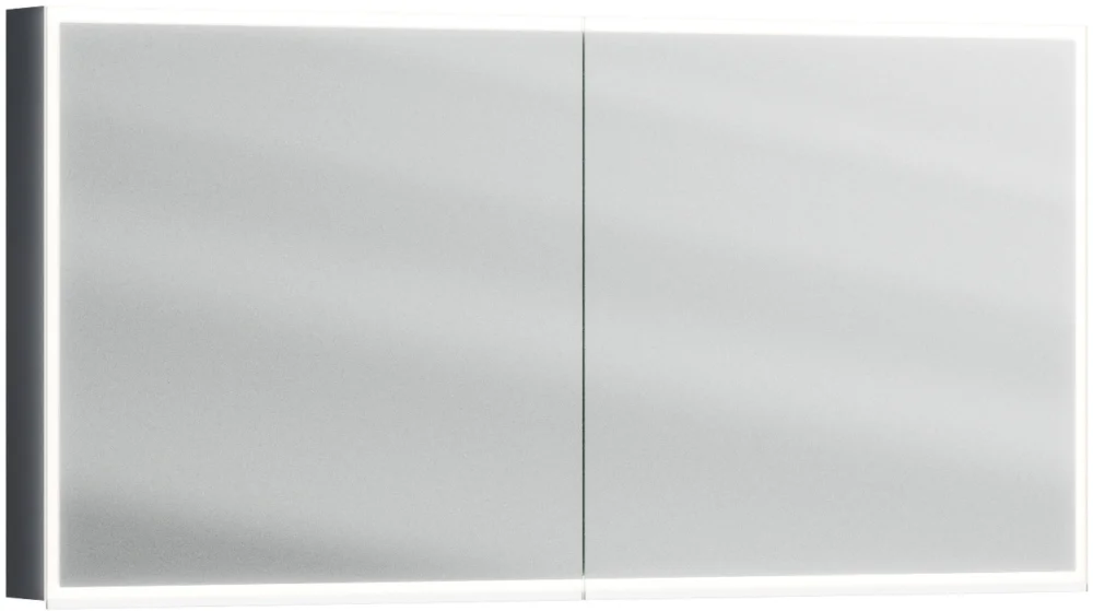 Armoire de toilette Alterna luuna LED plus avec éclairage inférieur/supérieur Grigio bromo Couleur de lumière réglable en continu 2700-6500 K Prix Promo
