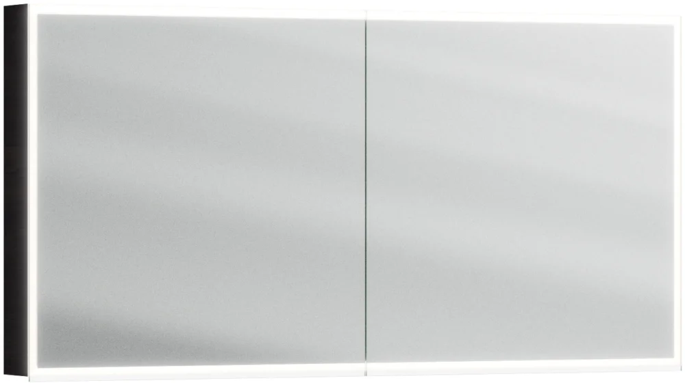 Offre Exclusive Armoire de toilette Alterna luuna LED plus avec éclairage inférieur/supérieur Abano esh anthrazit Couleur de lumière réglable en continu 2700-6500 K