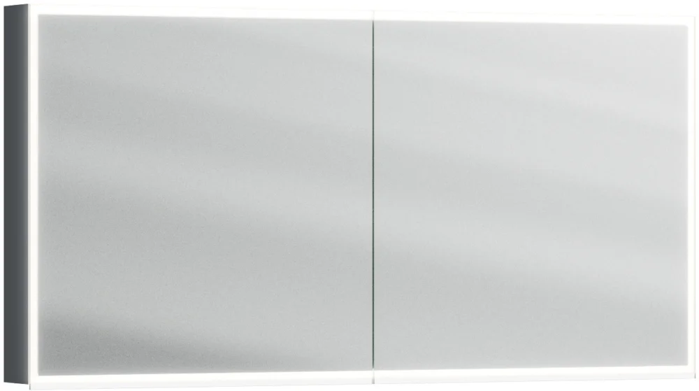 Armoire de toilette Alterna luuna LED plus avec éclairage inférieur/supérieur Fango Couleur de lumière réglable en continu 2700-6500 K Offre Du Jour