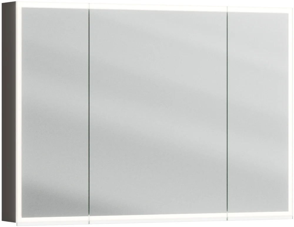 Meilleur Prix Armoire de toilette Alterna luuna LED plus avec éclairage inférieur/supérieur Graphite grey Couleur de lumière réglable en continu 2700-6500 K