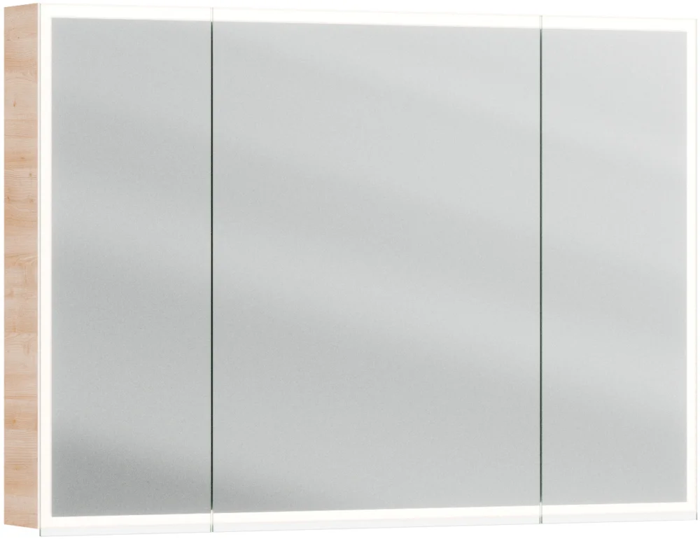 Solde Armoire de toilette Alterna luuna LED plus avec éclairage inférieur/supérieur Érable norvégien Couleur de lumière réglable en continu 2700-6500 K