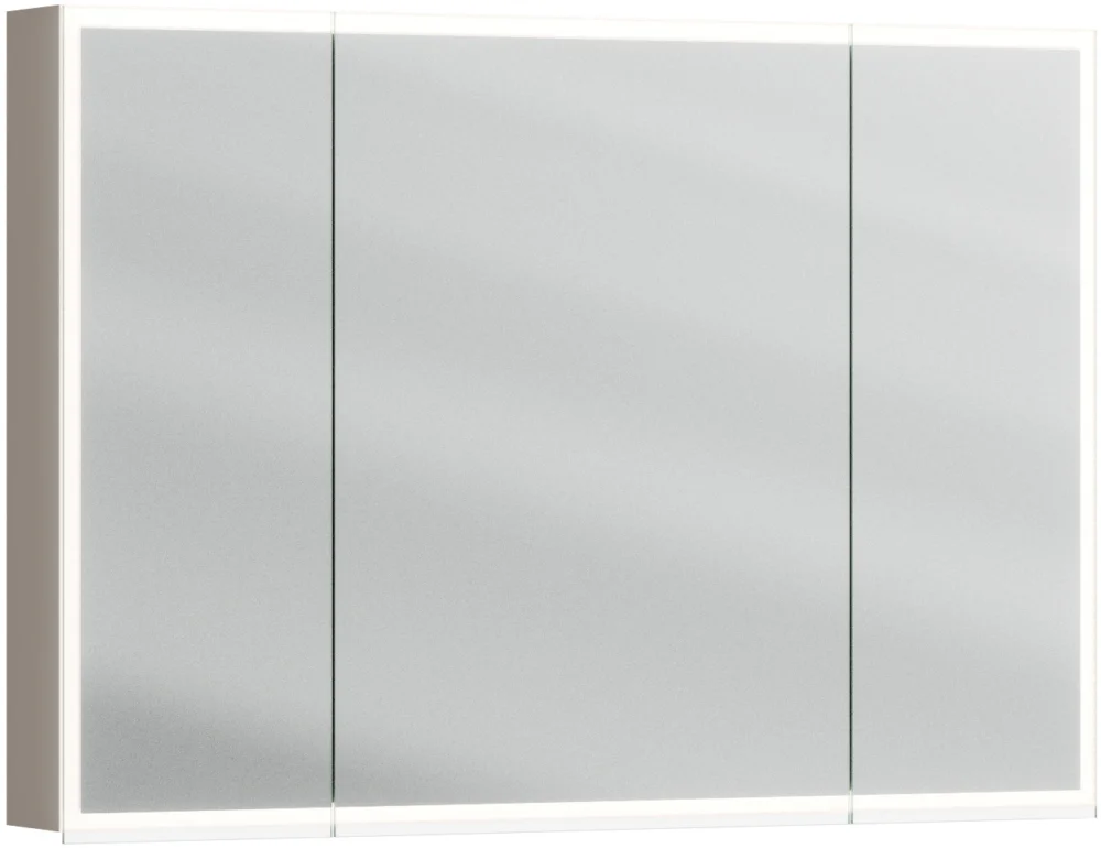 Prix Cassé Armoire de toilette Alterna luuna LED plus avec éclairage inférieur/supérieur Cubanit grey Couleur de lumière réglable en continu 2700-6500 K
