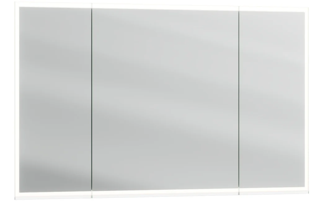 Solde Armoire de toilette Alterna luuna LED plus avec éclairage inférieur/supérieur Blanc brillant Couleur de lumière réglable en continu 2700-6500 K