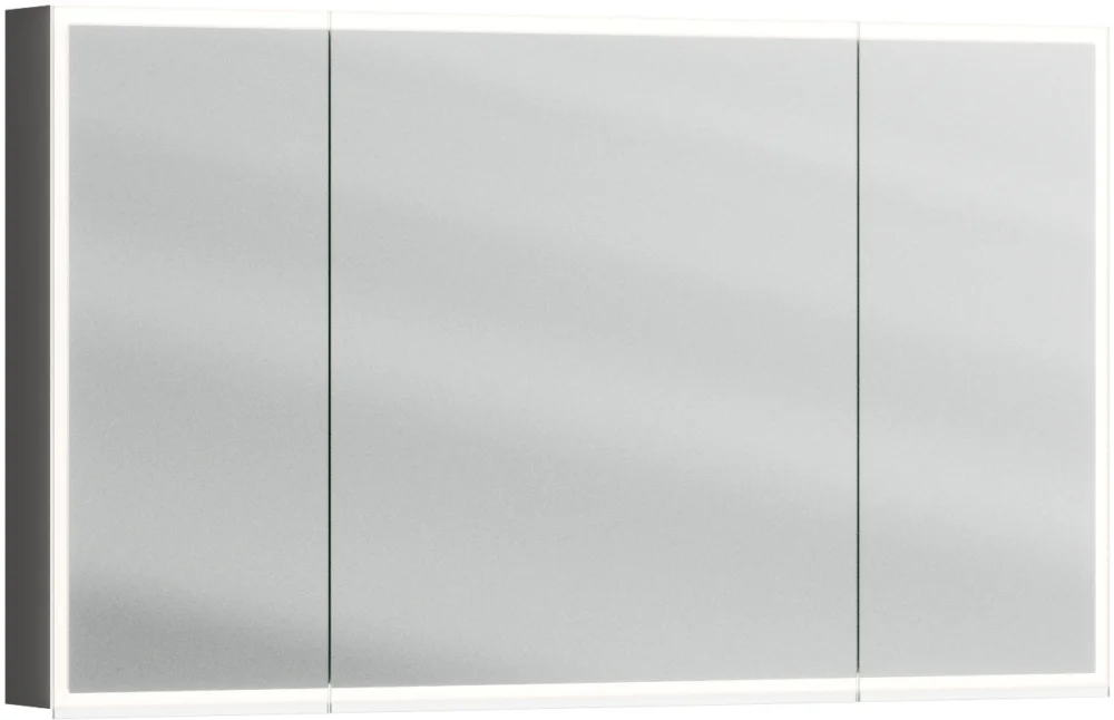 Vente Flash Armoire de toilette Alterna luuna LED plus avec éclairage inférieur/supérieur Darkgray Couleur de lumière réglable en continu 2700-6500 K