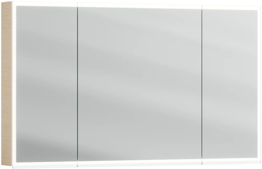 Armoire de toilette Alterna luuna LED plus avec éclairage inférieur/supérieur Light oak Couleur de lumière réglable en continu 2700-6500 K Paiement Sécurisé