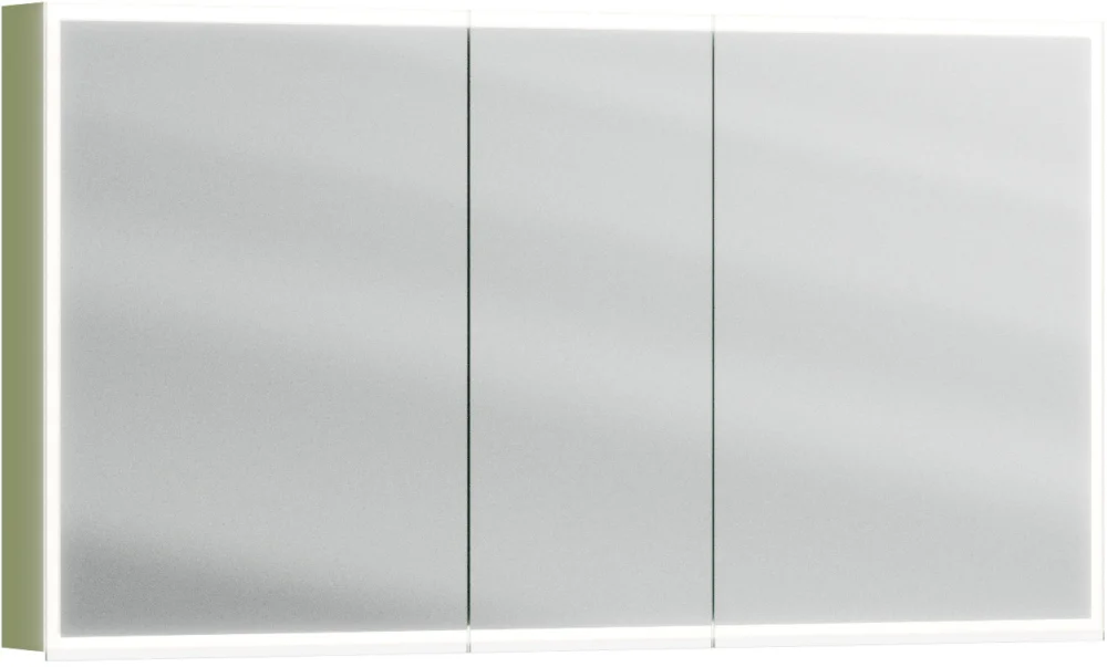 Armoire de toilette Alterna luuna LED plus avec éclairage inférieur/supérieur Greenery Couleur de lumière réglable en continu 2700-6500 K Meilleure Vente