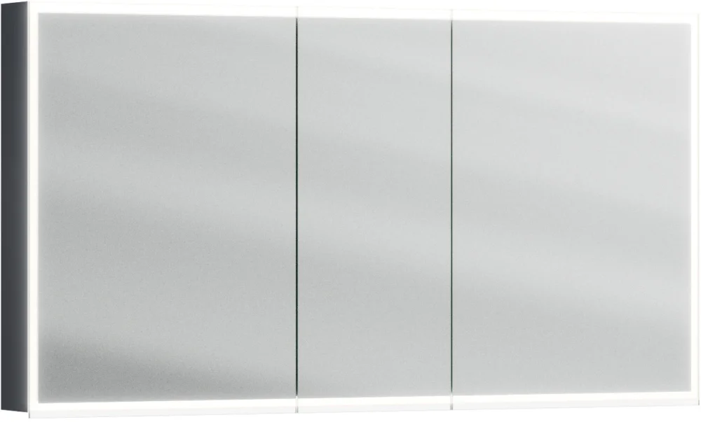 Armoire de toilette Alterna luuna LED plus avec éclairage inférieur/supérieur Grigio bromo Couleur de lumière réglable en continu 2700-6500 K Soldes