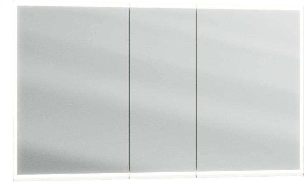 Haute Qualité Armoire de toilette Alterna luuna LED plus avec éclairage inférieur/supérieur Blanc brillant Couleur de lumière réglable en continu 2700-6500 K