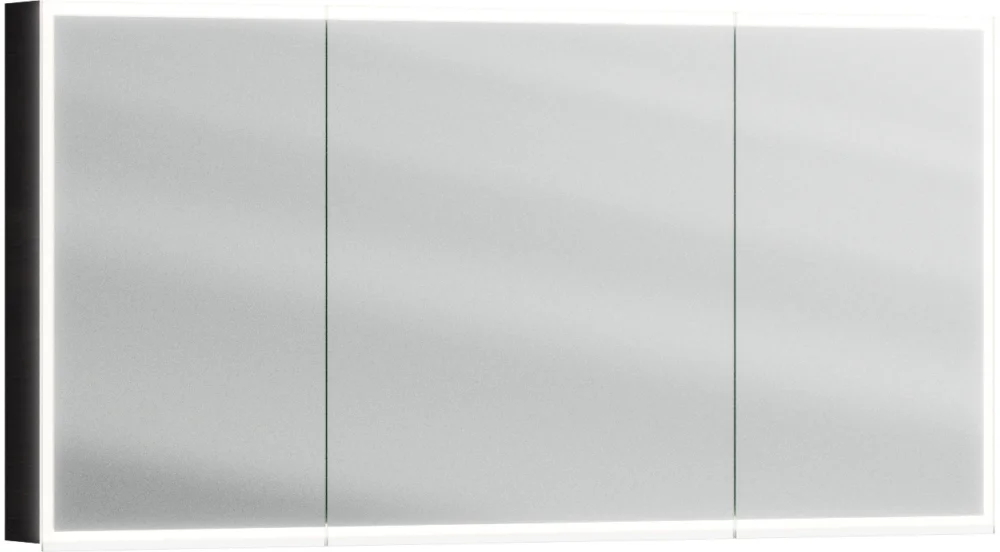Top Vente Armoire de toilette Alterna luuna LED plus avec éclairage inférieur/supérieur Abano esh anthrazit Couleur de lumière réglable en continu 2700-6500 K