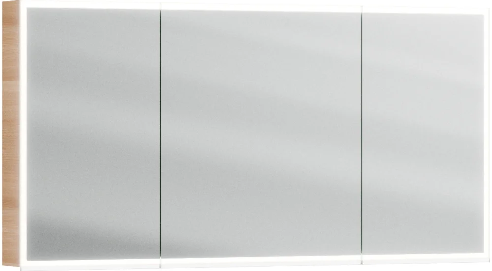 Commander Vite Armoire de toilette Alterna luuna LED plus avec éclairage inférieur/supérieur Orme américain Couleur de lumière réglable en continu 2700-6500 K