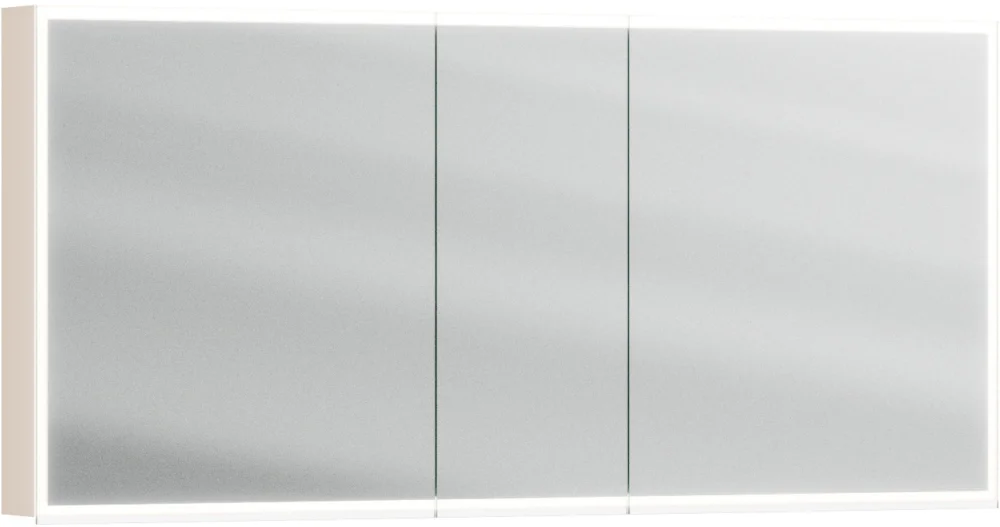 Armoire de toilette Alterna luuna LED plus avec éclairage inférieur/supérieur Cashmere grey Couleur de lumière réglable en continu 2700-6500 K Commande En Gros