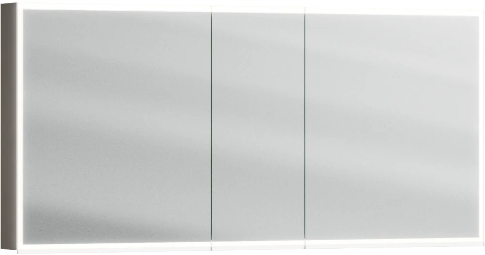 Armoire de toilette Alterna luuna LED plus avec éclairage inférieur/supérieur Grigio londra Couleur de lumière réglable en continu 2700-6500 K Vente Directe