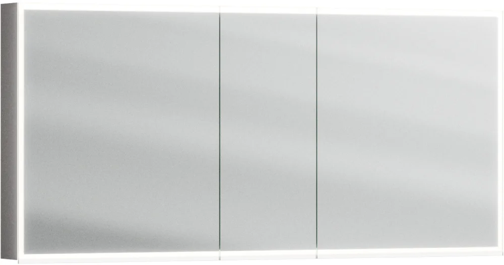 Usine Directe Armoire de toilette Alterna luuna LED plus avec éclairage inférieur/supérieur Titanio doha Couleur de lumière réglable en continu 2700-6500 K