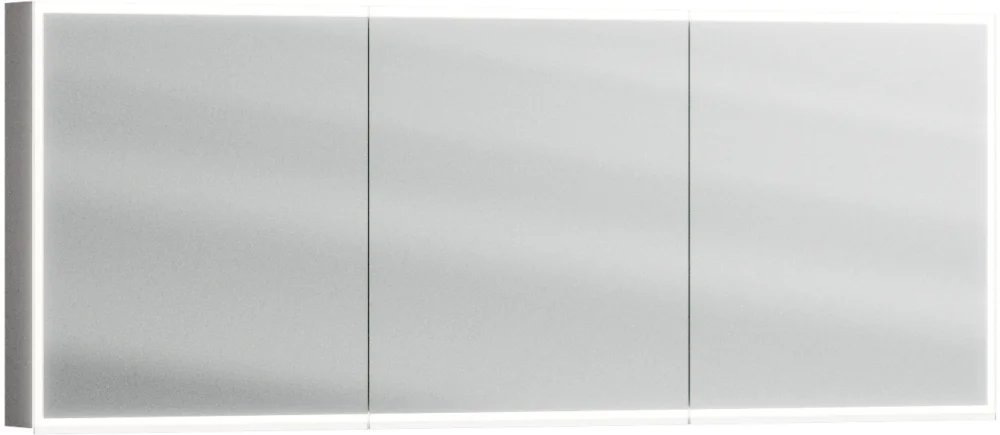 Vente Flash Armoire de toilette Alterna luuna LED plus avec éclairage inférieur/supérieur Titanio doha Couleur de lumière réglable en continu 2700-6500 K