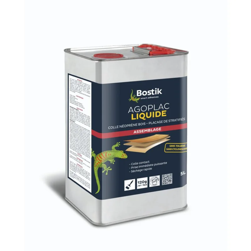 Colle AGOPLAC liquide bidon(s) 5LBOSTIK Retour Gratuit