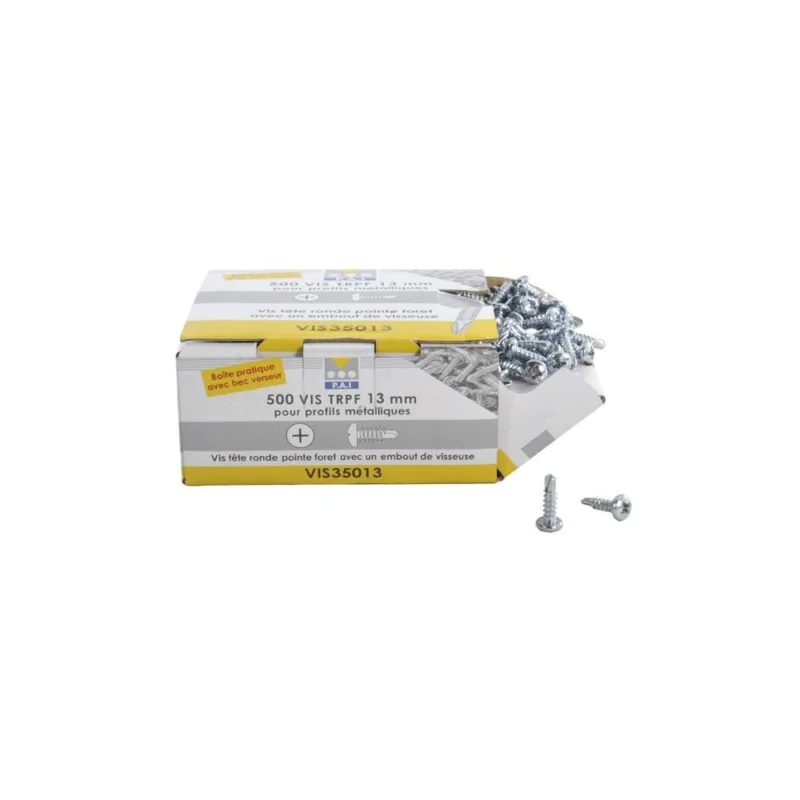 Dernier Modèle Vis plaque de plâtre TRPF Ø3,5x13mm boite 500SPP