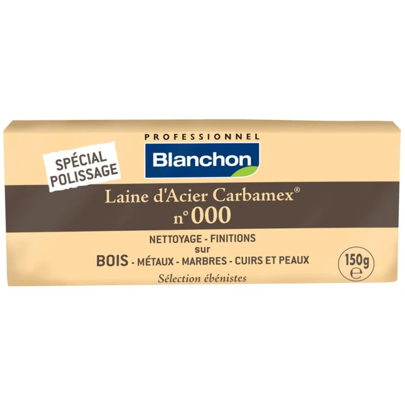 Laine acier spécial polissage n°000 150gBLANCHON Soldes