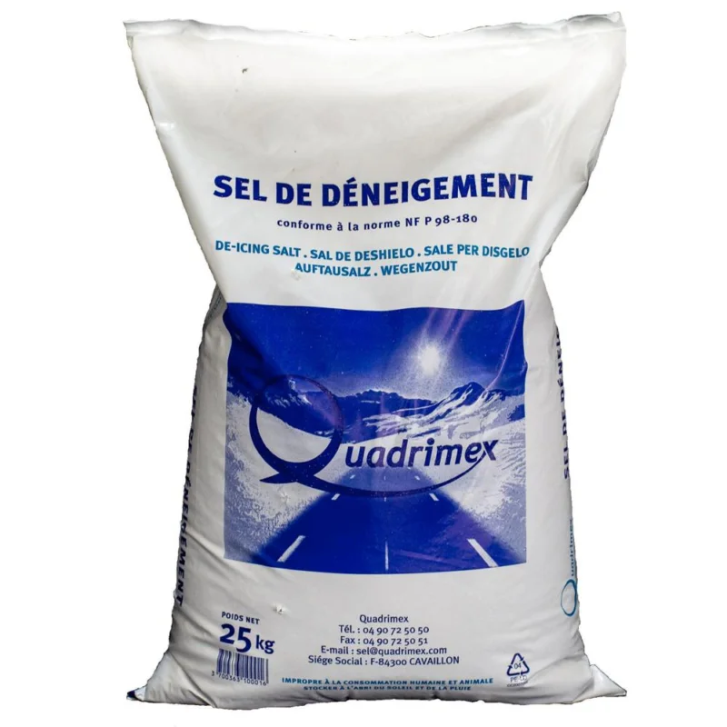 Sel de déneigement demi sec sac 25kgQUADRIMEX SELS Seulement Aujourd'hui
