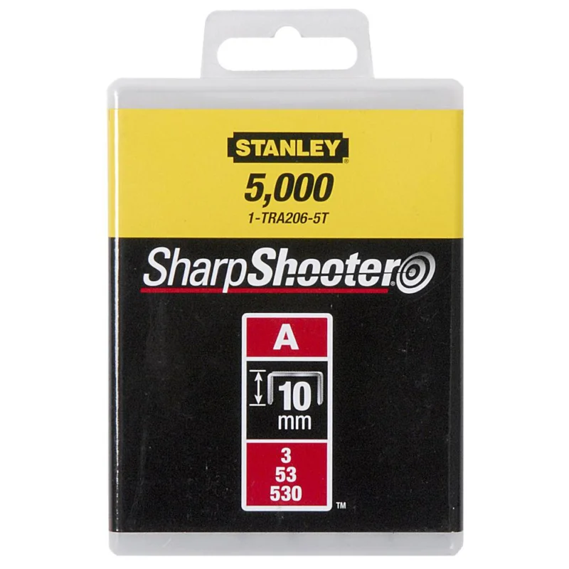 Agrafes type A 10mm boite 5000 piècesHILAIRE Nouvelle Collection