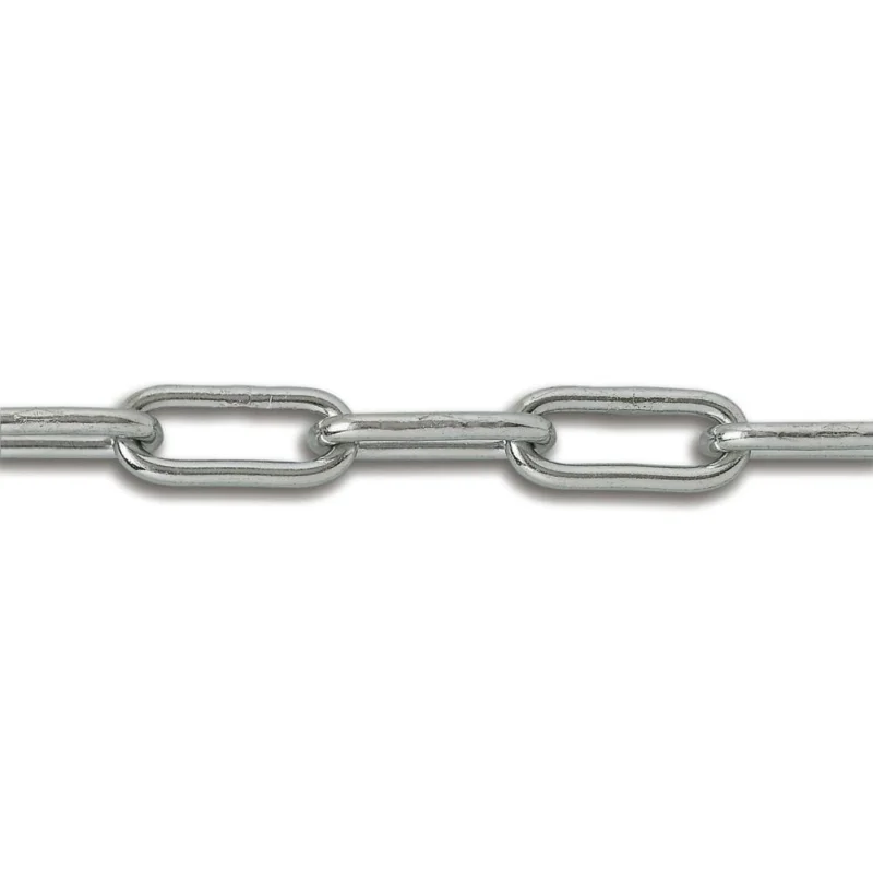 Prix Promo Chaîne soudée maille longue acier zingué Ø6mm 225kg le mètreCHAPUIS JEAN