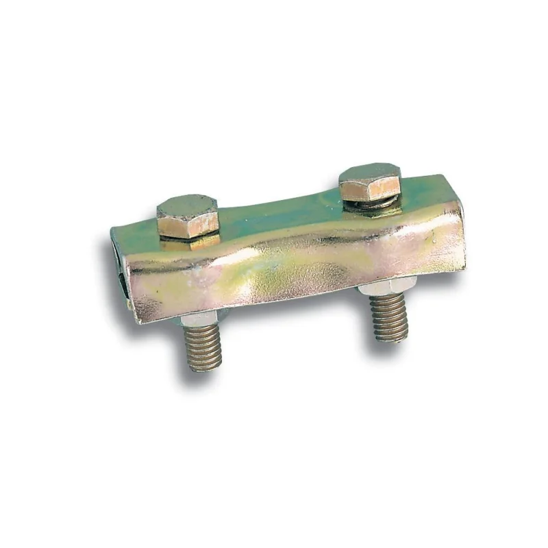 Serre-câbles plat 2 boulons acier zingué Ø4mm blister 2CHAPUIS JEAN Satisfait Ou Remboursé