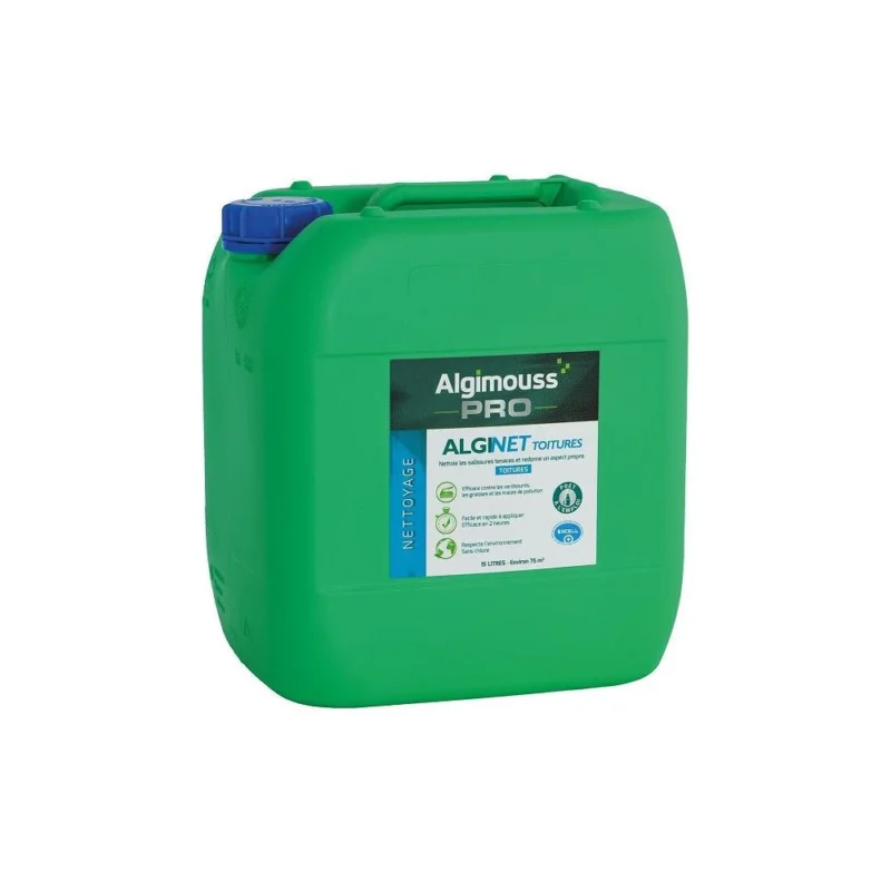 Nettoyant toitures ALGINET bidon 15LALGIMOUSS Acheter Direct