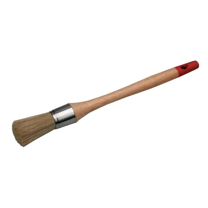 Brosse ronde à réchampir glycéro manche bois verni Ø29mmNESPOLI Marque