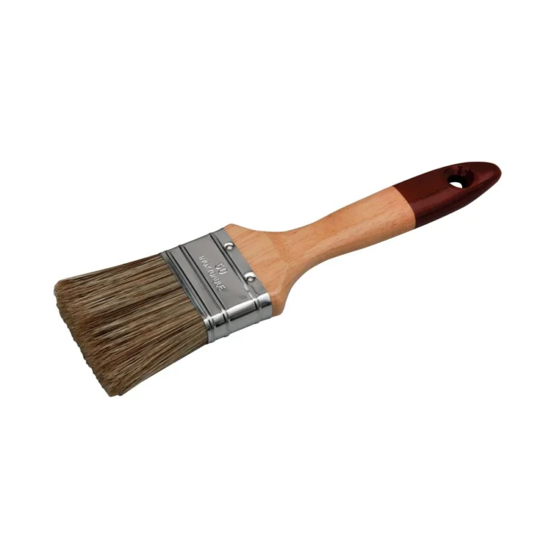 Paiement Sécurisé Brosse plate vernis lasure manche bois verni 40mmNESPOLI