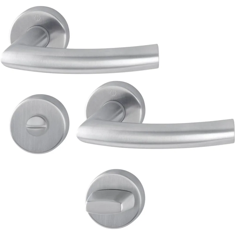 POIGNEE DE PORTE rosace TRONDHEIM aspect inox condamnationHOPPE Expédition Rapide