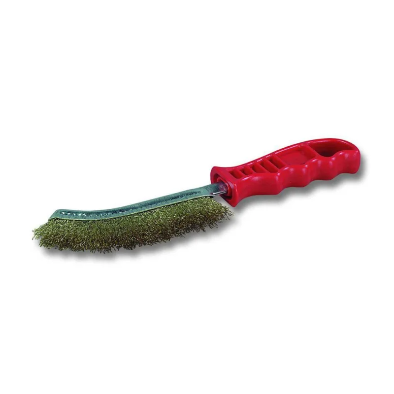 Brosse manche PP fils acier convexe 26cmNESPOLI Top Vente