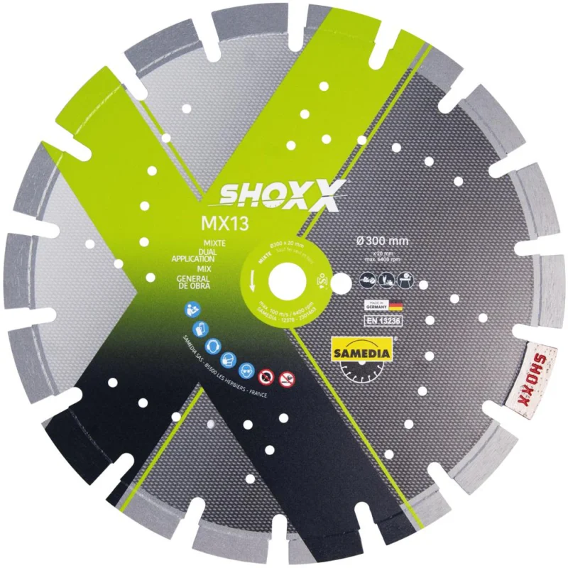 Solde Disque diamant Ø230mm SHOXX MX13SAMEDIA