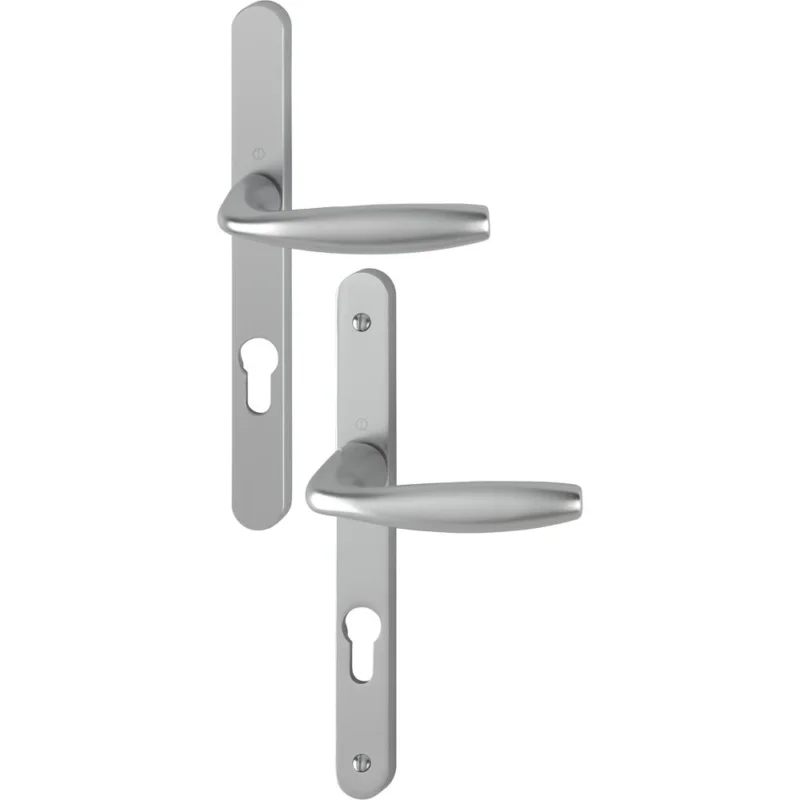 POIGNEE DE PORTE plaque étroite NEW YORK aspect inox clé IHOPPE Offre Spéciale