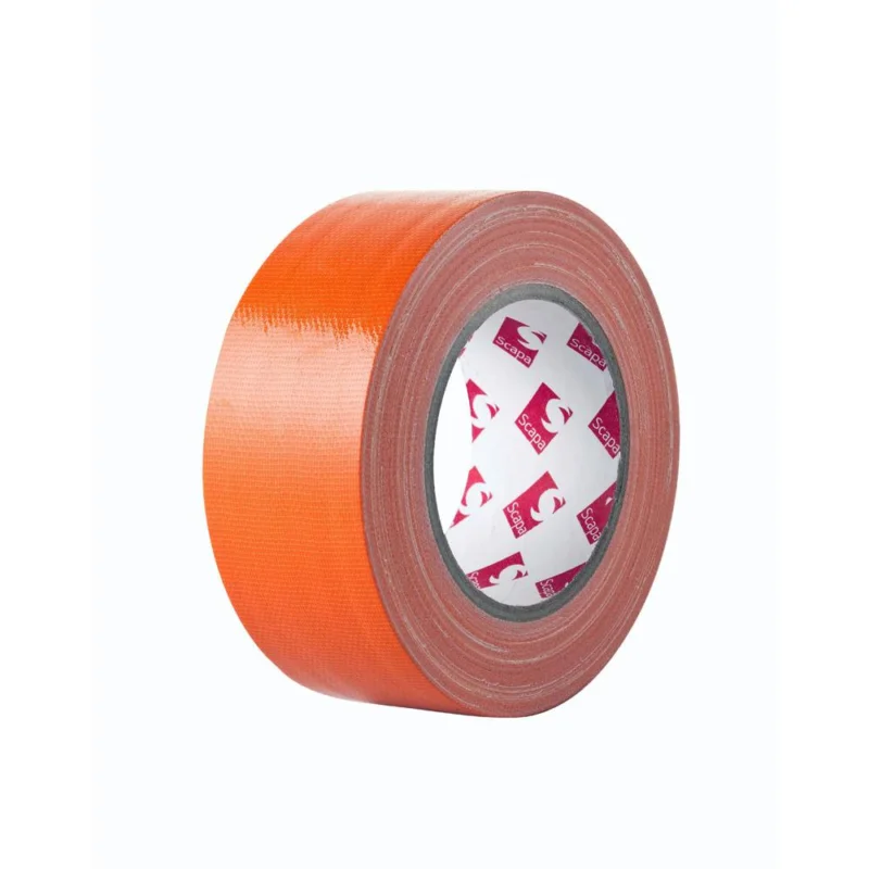 Usine Directe Ruban toile de façadier 3119 tissu orange 48mmx33mSCAPA