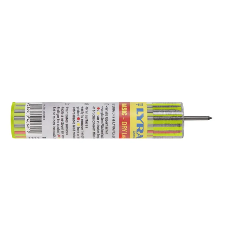 Offre Spéciale Mines LYRA DRY 6 graphites-3 jaunes-3 rouges étui 12HILAIRE
